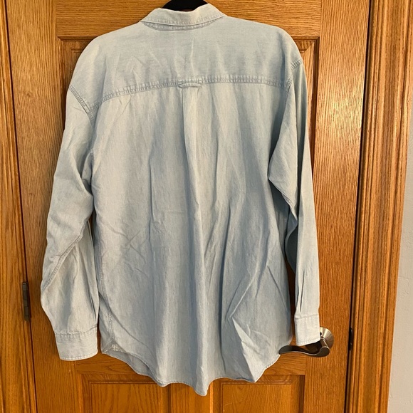 Vintage 90s Looney Tunes Denim Shirt M – Made in Hong Kong - Picture 3 of 8